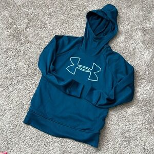 Teal M Under Armour hoodie